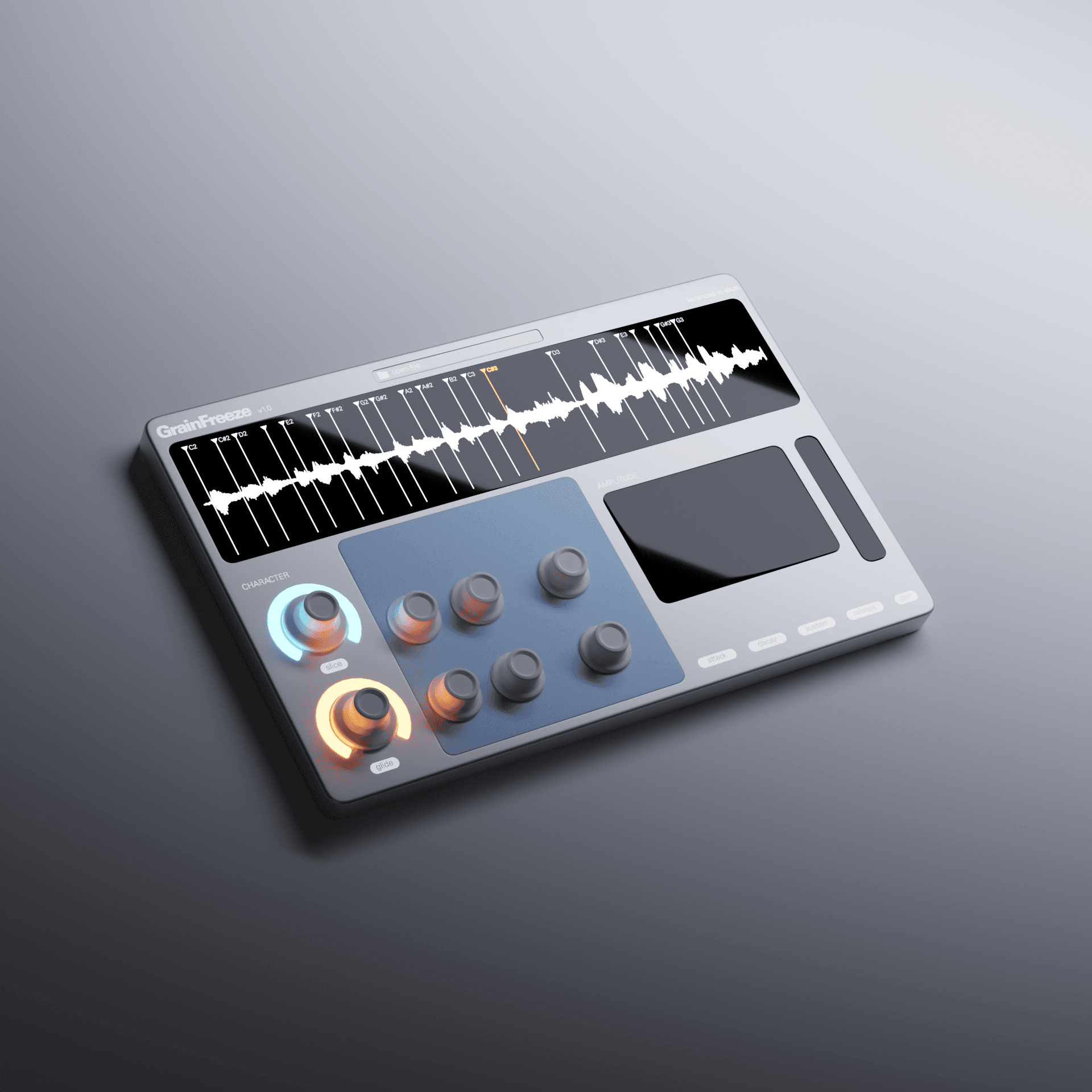 Grainfreeze Landing Page Render